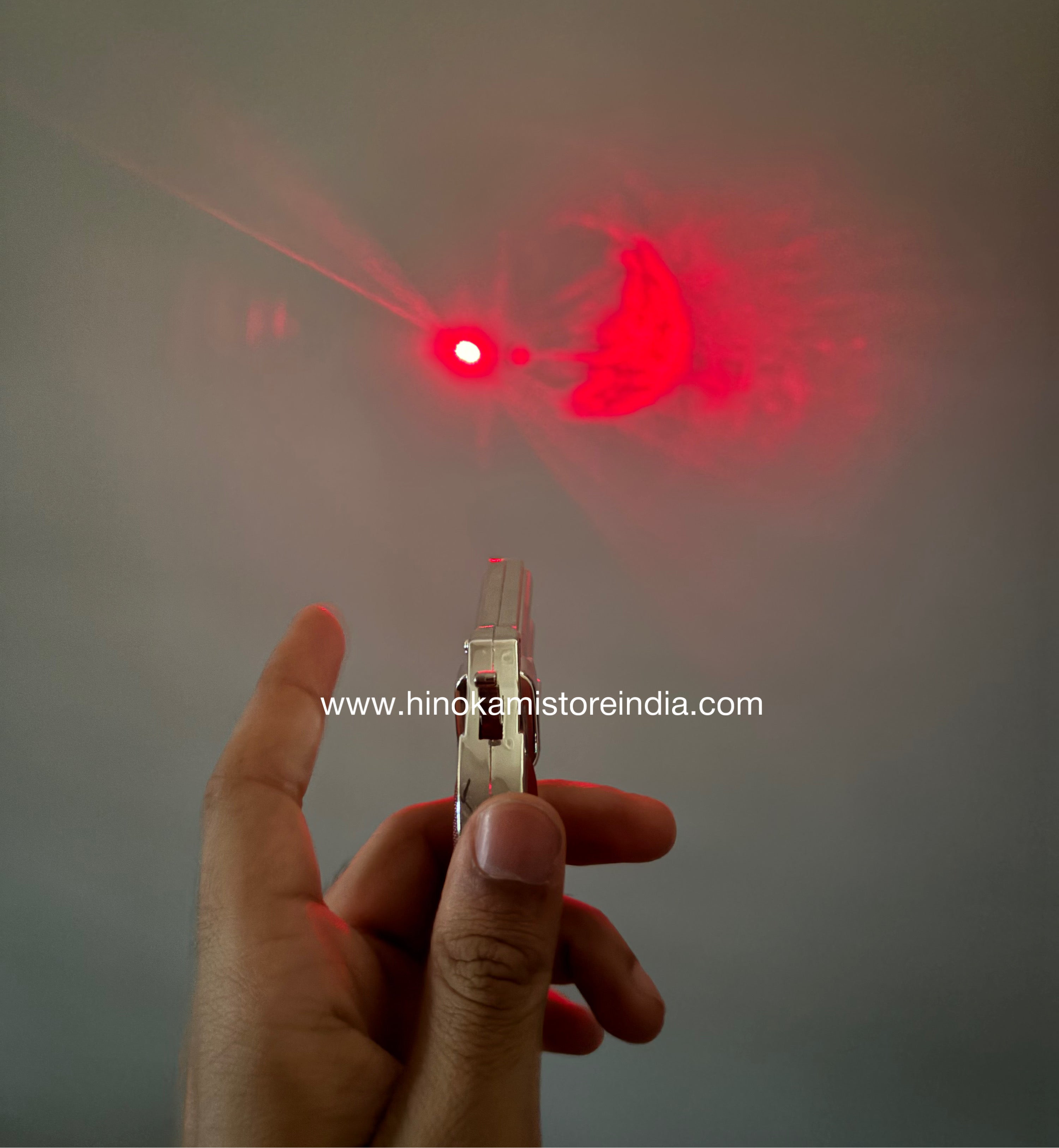 Revolver Toy Gun keychain with Flash and Laser