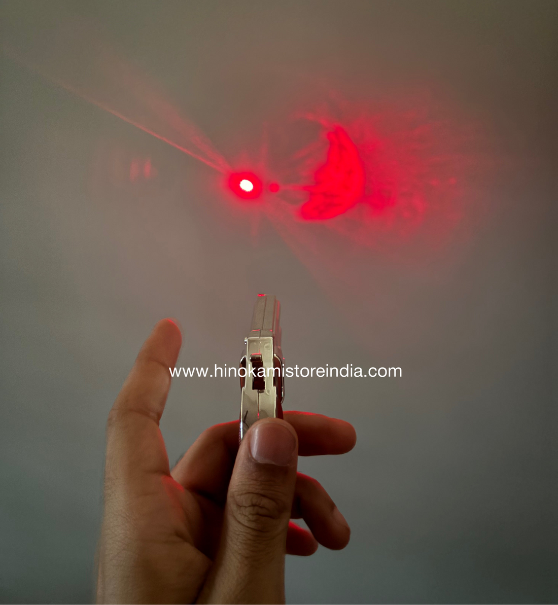 Revolver Toy Gun keychain with Flash and Laser