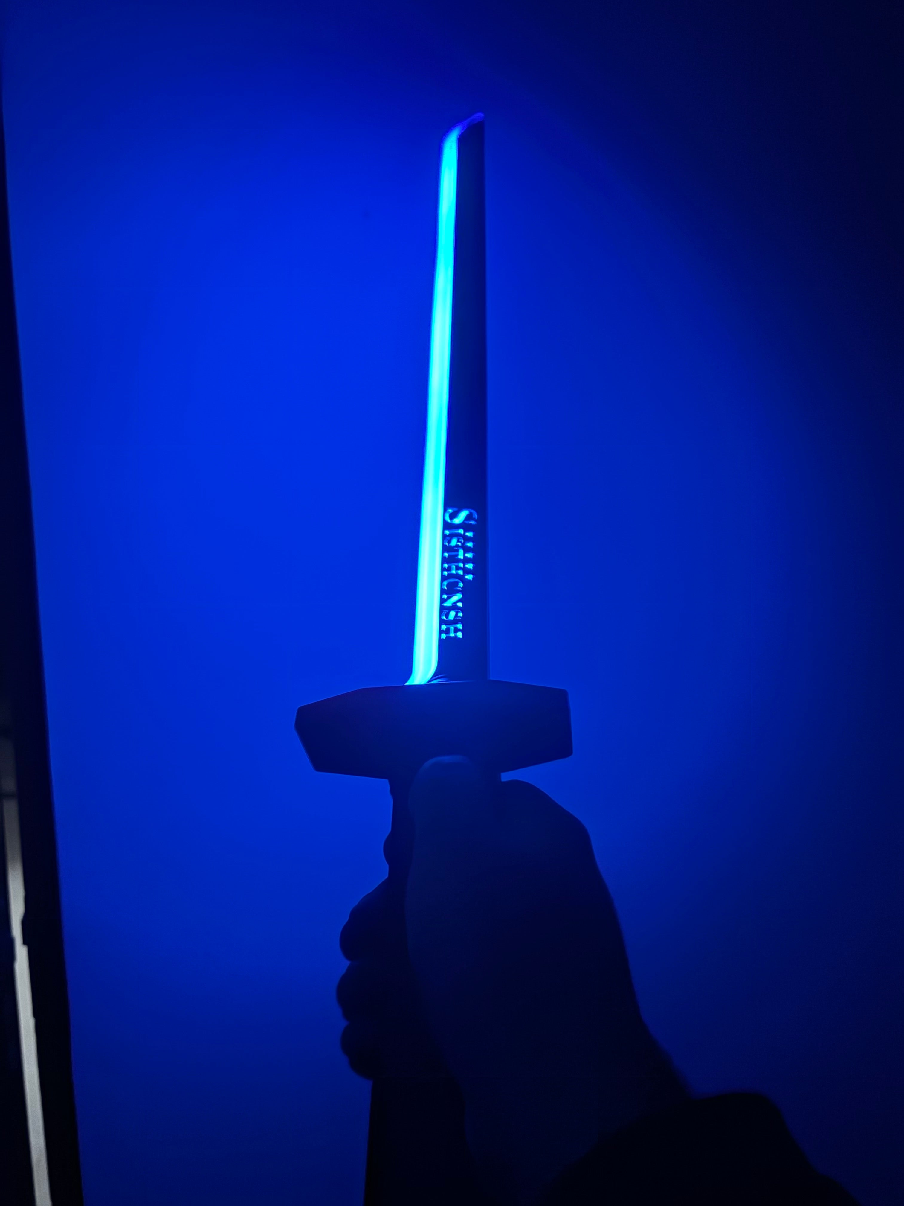 Lightsaber katana with spark,smoke and RGB lights