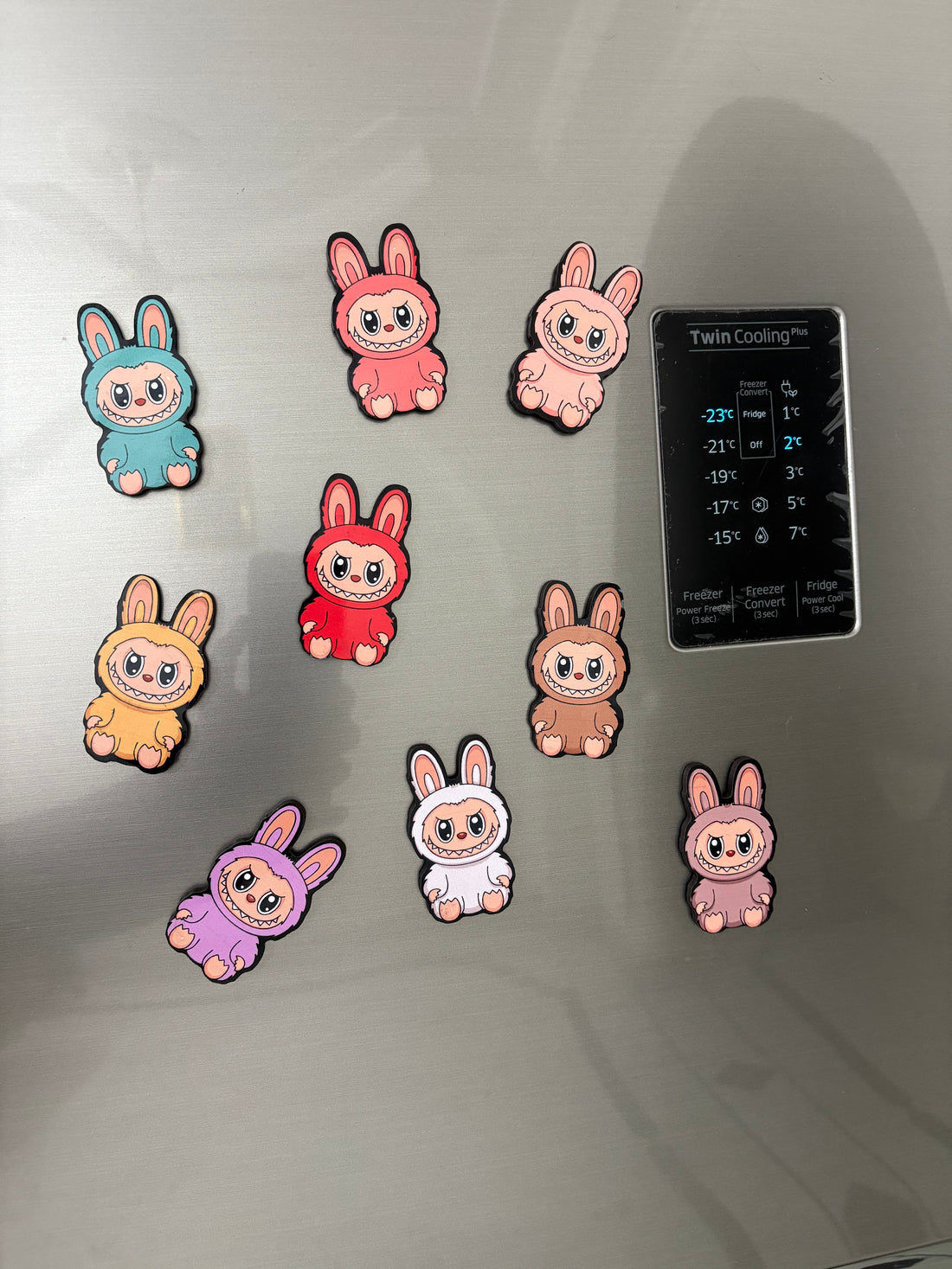 Labubu fridge magnets