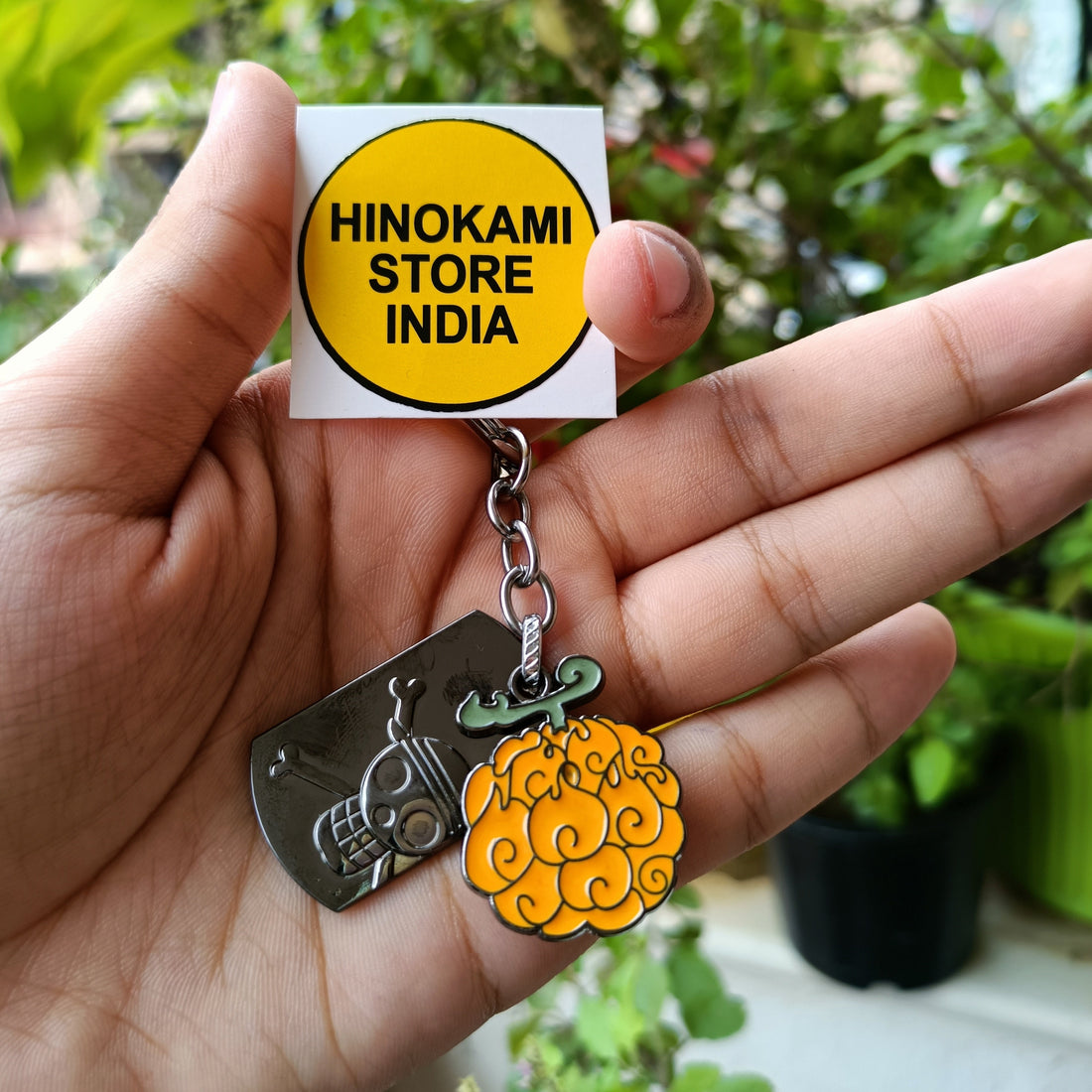 Ace Devil Fruit keychain