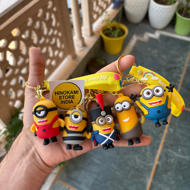 Minions 3d keychains