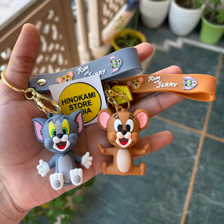 Tom and Jerry 3d keychains (pack of 2)