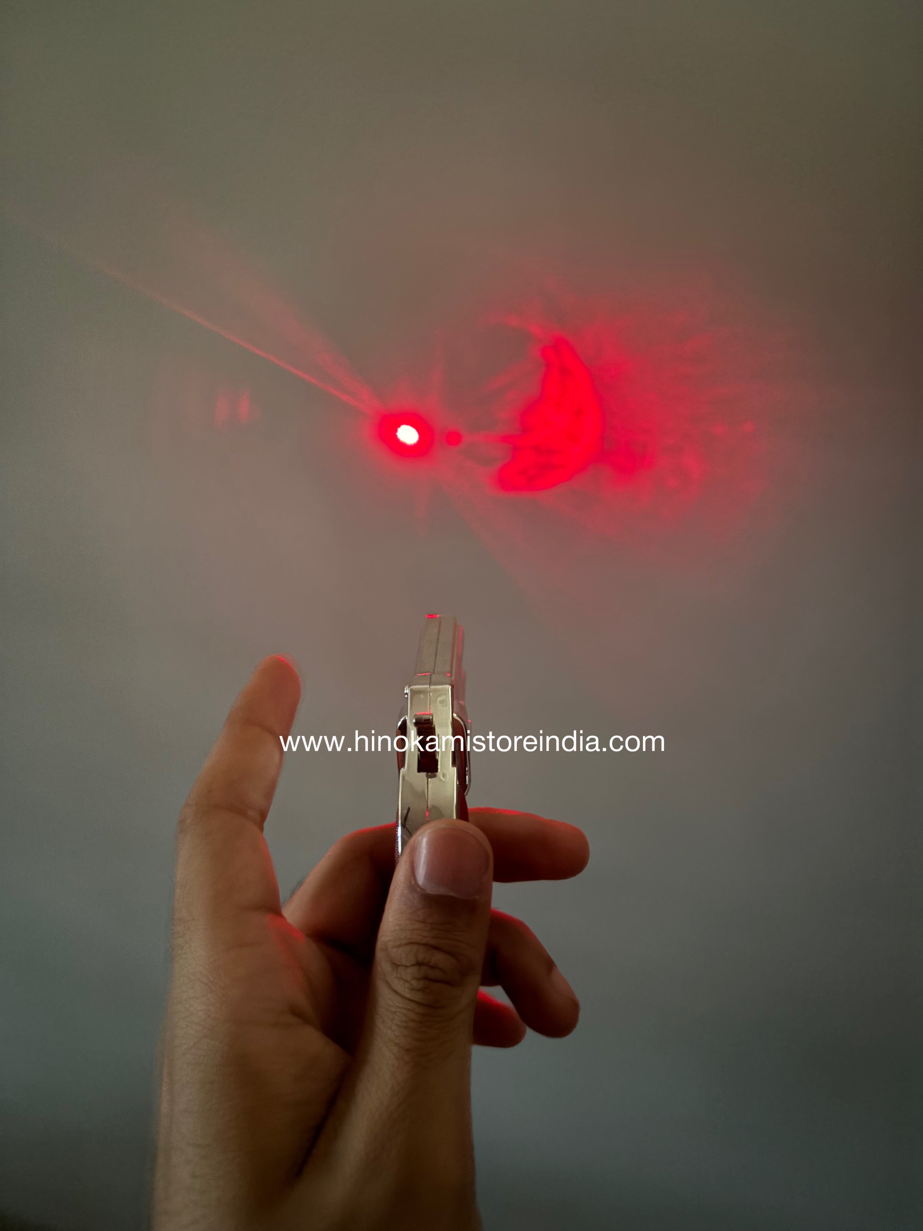 Revolver Toy Gun keychain with Flash and Laser