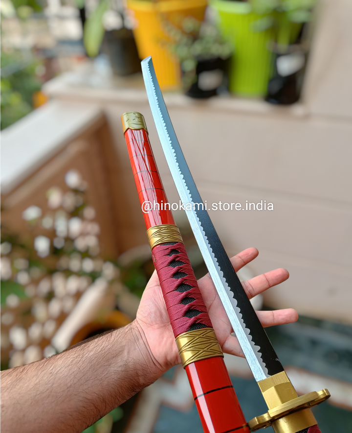 sandai kitetsu wooden katana