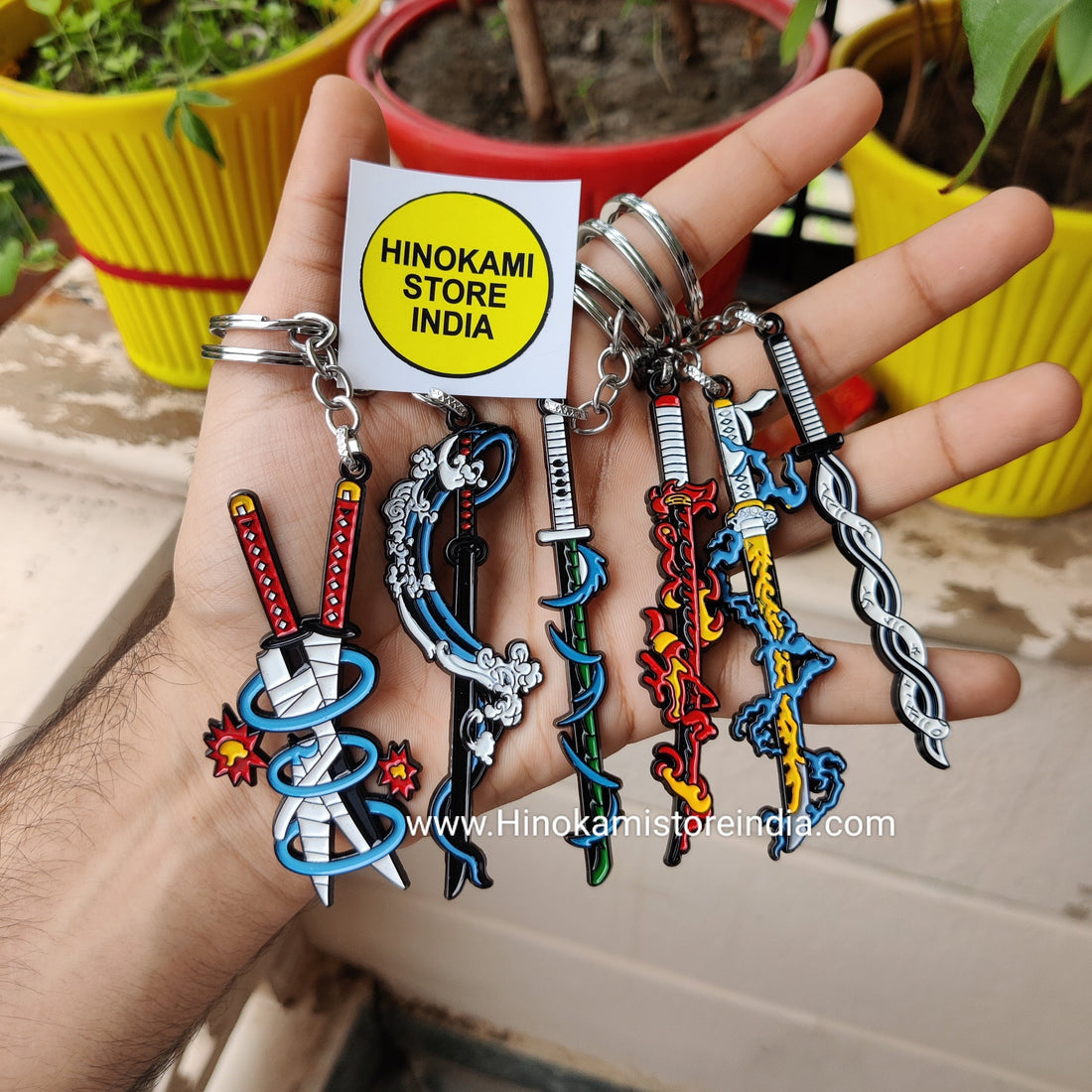 Demon Slayer Katana keychains