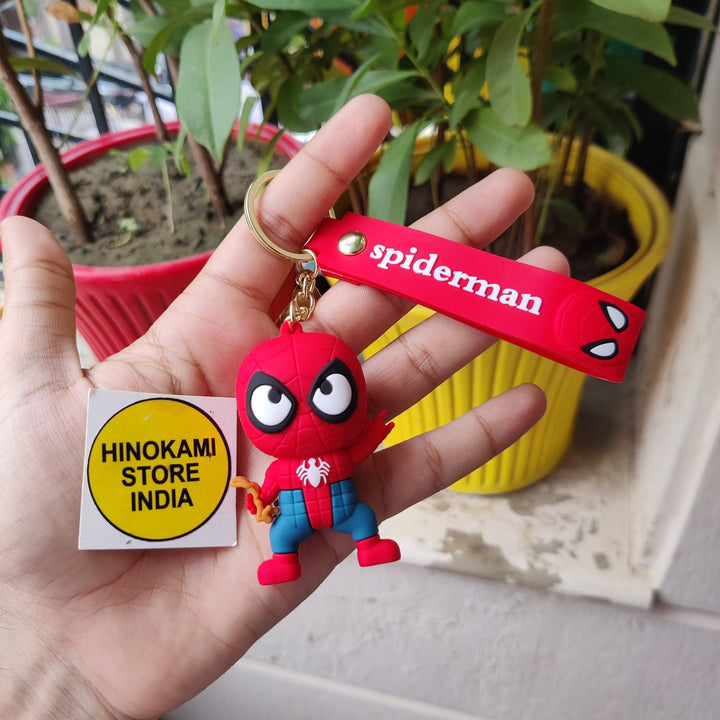 Spiderman multiverse 3d keychains