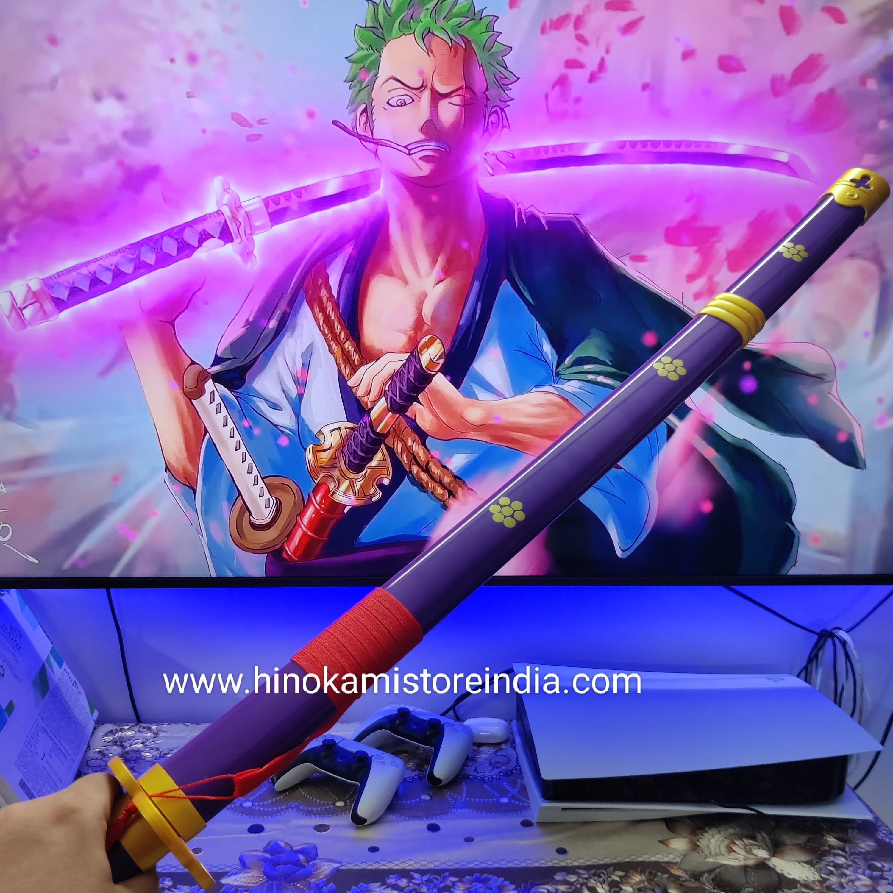 Enma wooden LED katana  (FOR COD DM ON INSTAGRAM)