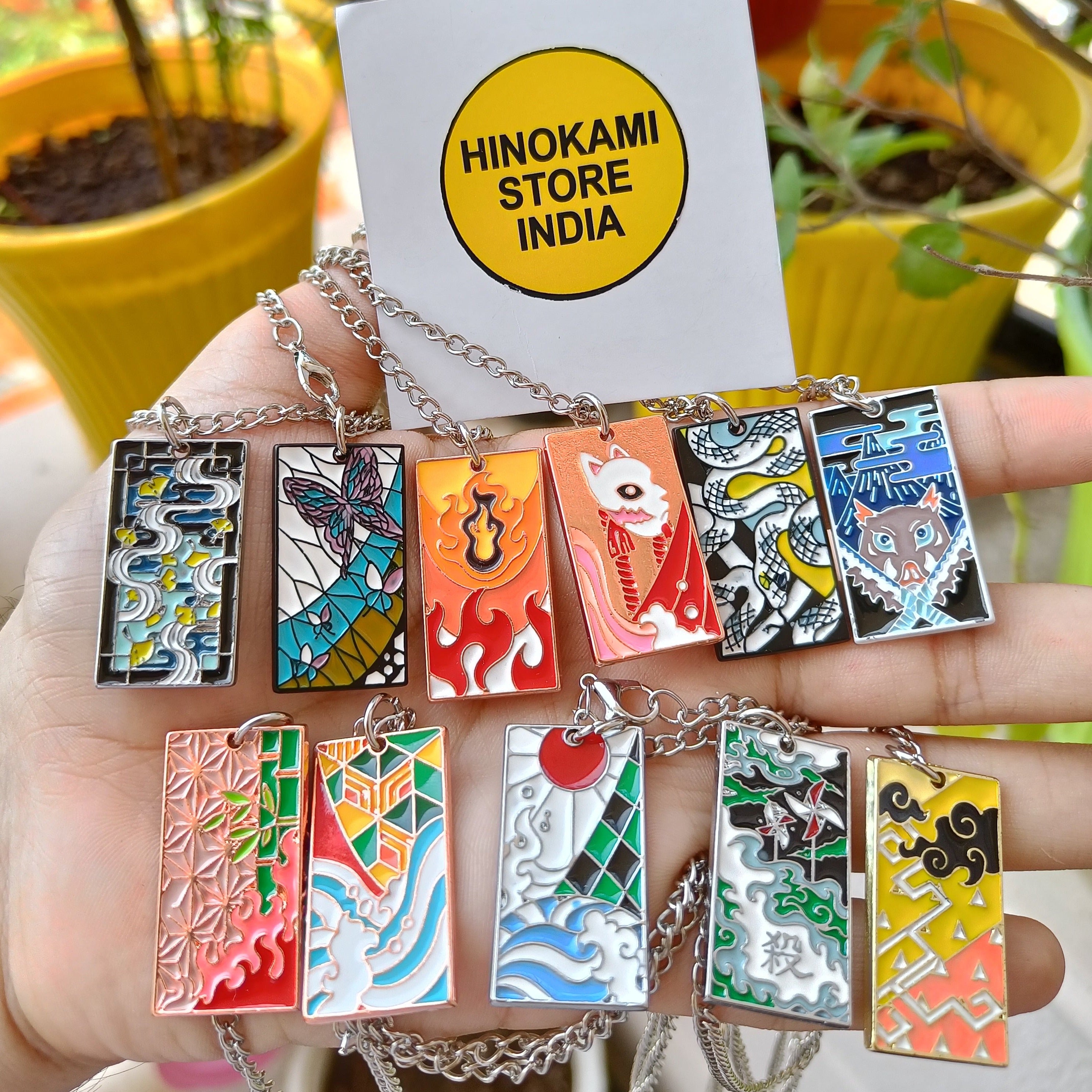 Demon slayer necklaces