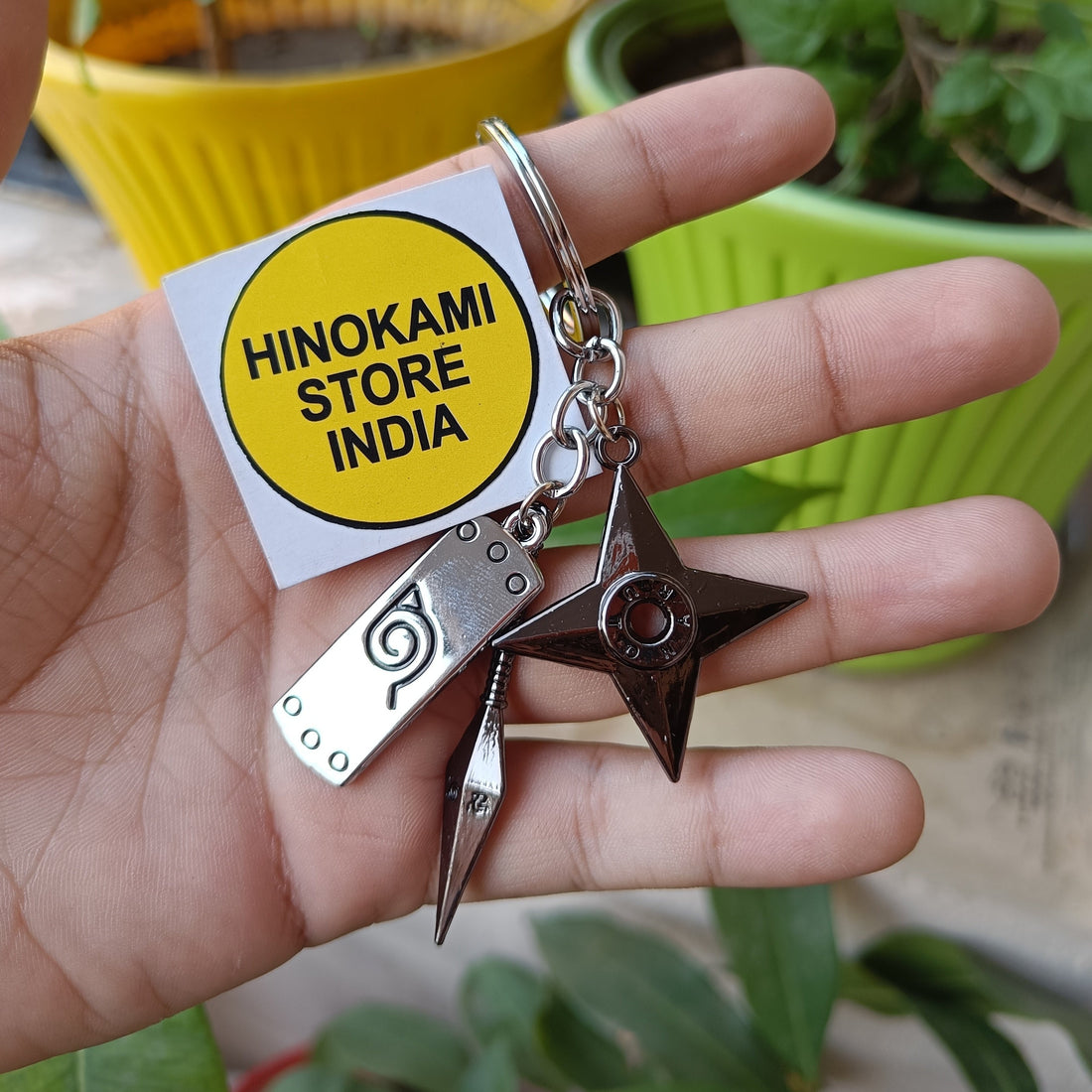 Shuriken kunai Keychain