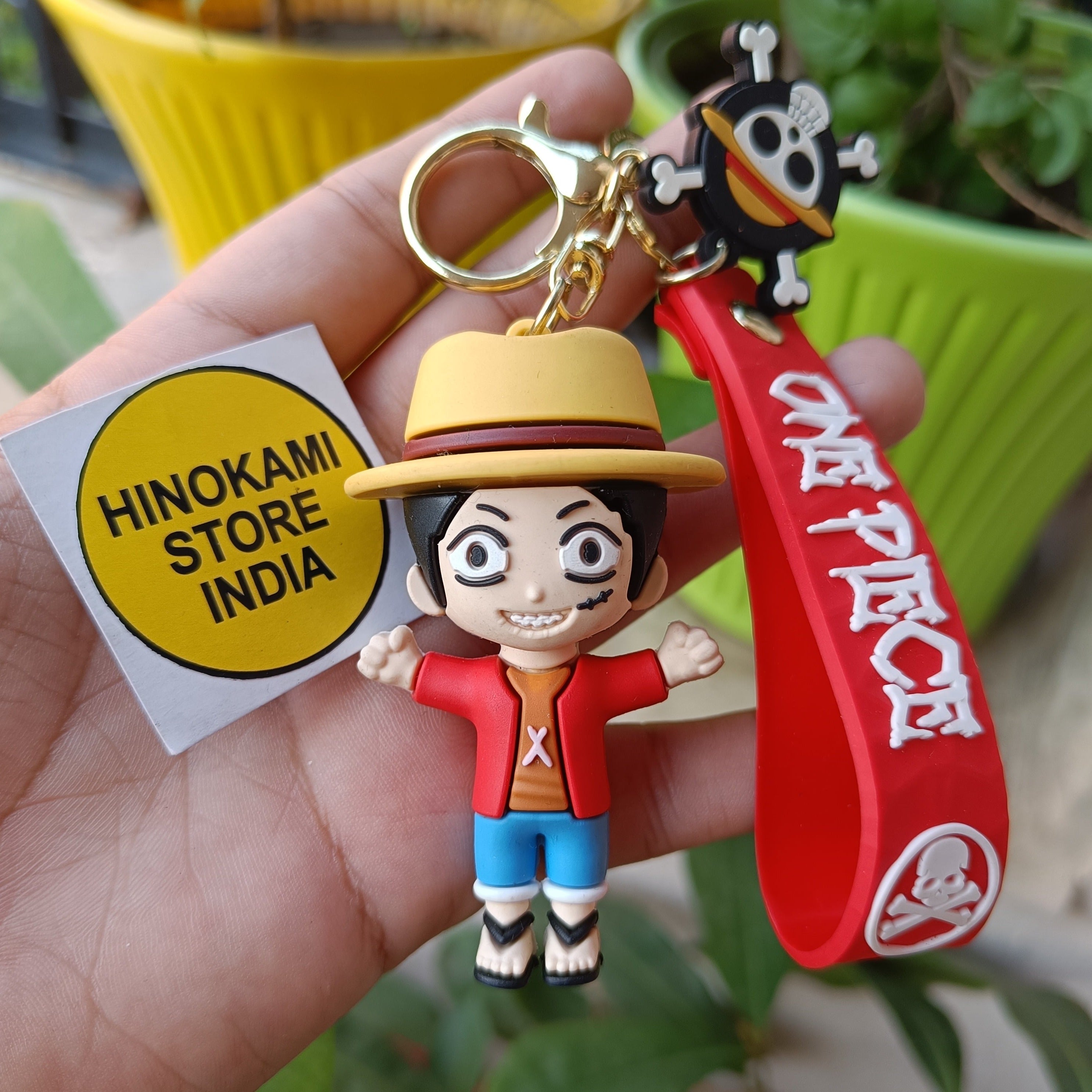 Luffy 3d silicon Keychain