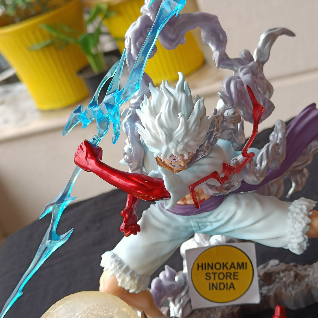 Luffy gear 5 premium figure (24cm) with onigashima lamp - (no cod on this product)