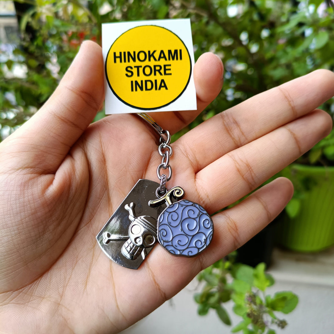 Luffy Devil Fruit keychain