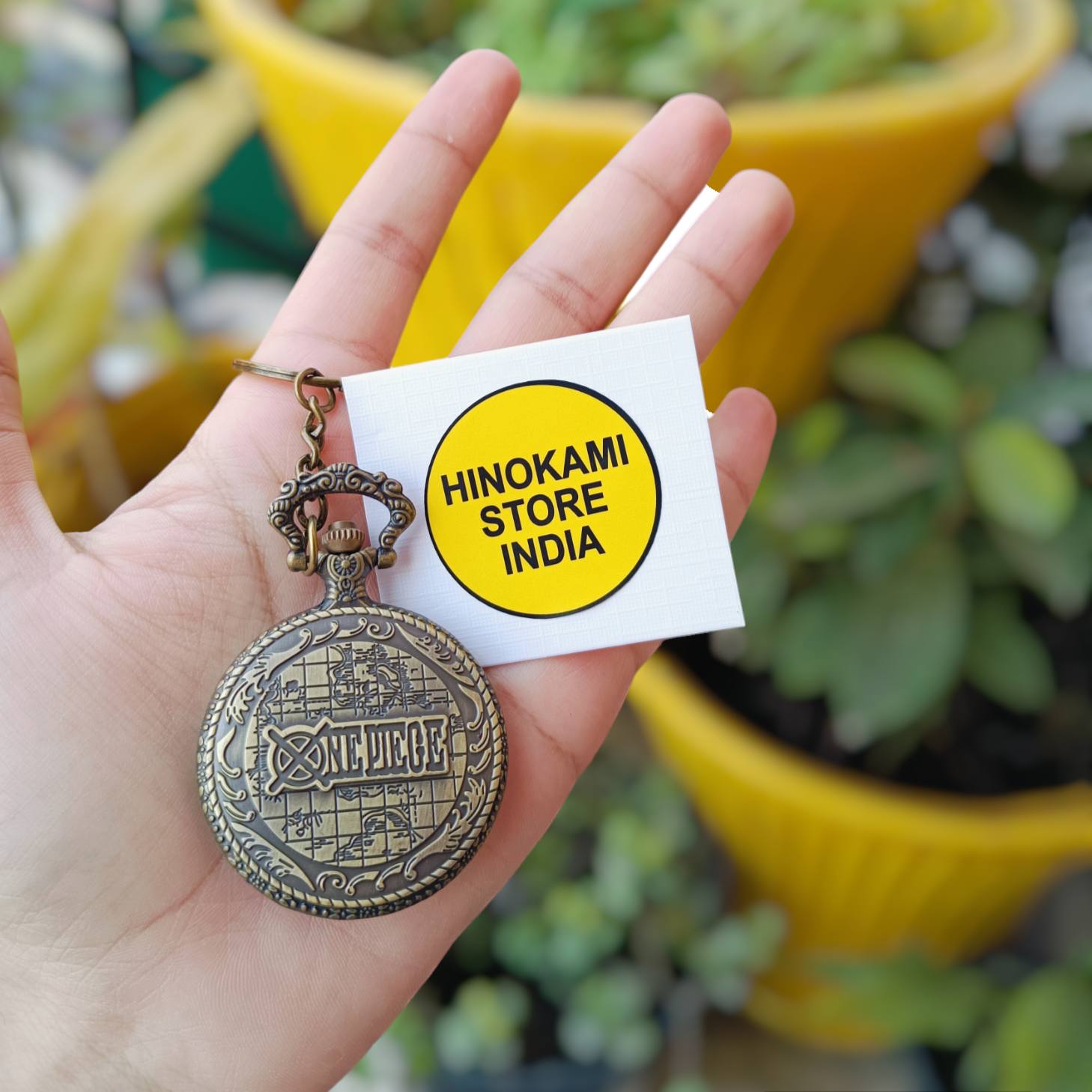 One piece grand line map pocket watch ( free keychain worth ₹249 with this product )