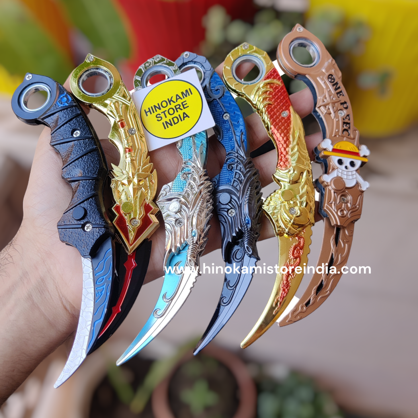 Foldable karambit spinner toys (FREE STICKERS WITH PREPAID ORDERS )