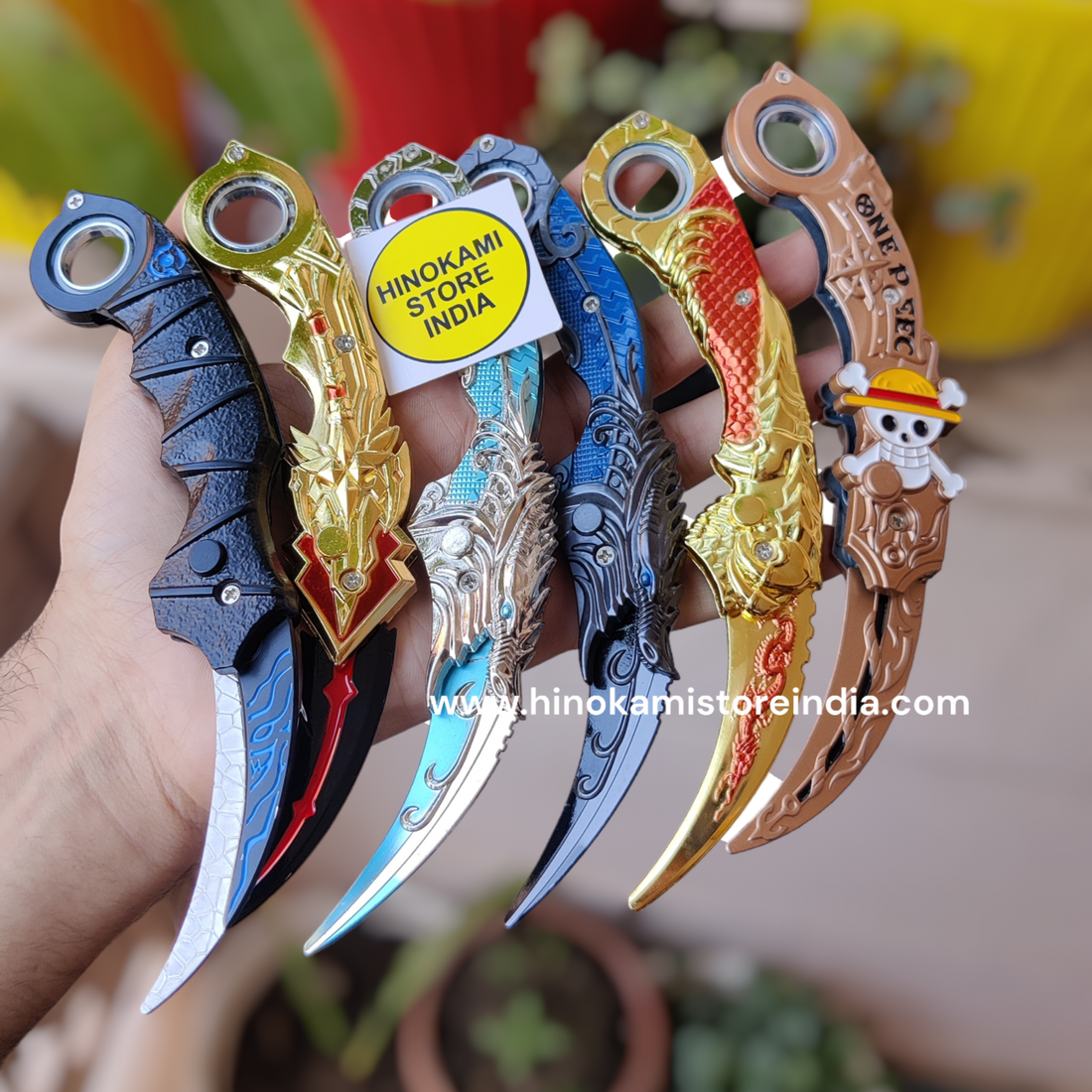 Foldable karambit spinner toys (FREE STICKERS WITH PREPAID ORDERS )