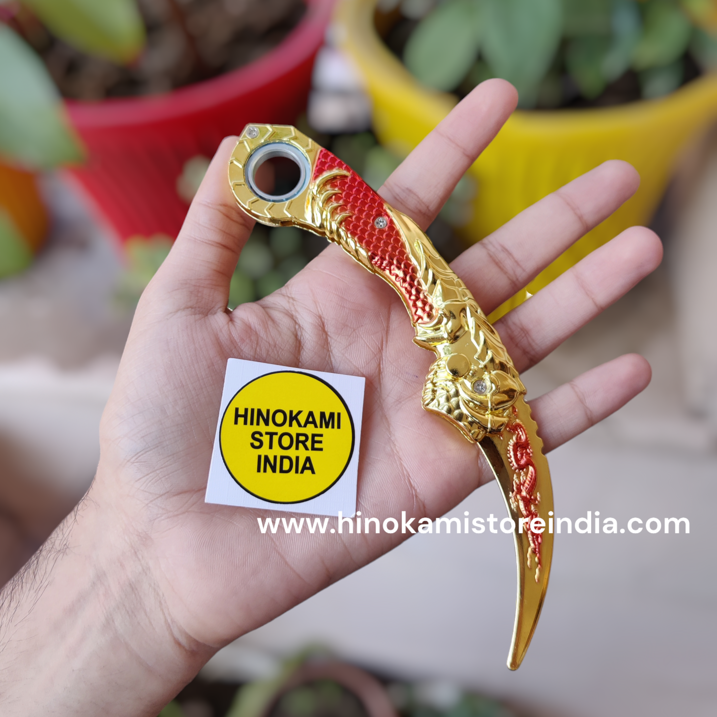 Foldable karambit spinner toys (FREE STICKERS WITH PREPAID ORDERS )