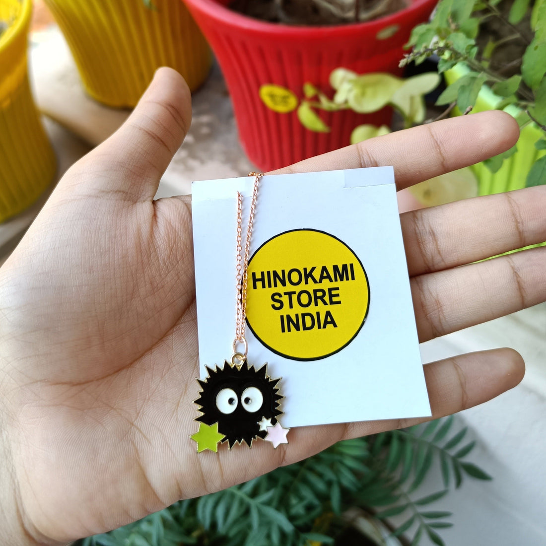 ghibli pendants with anti tarnish chains