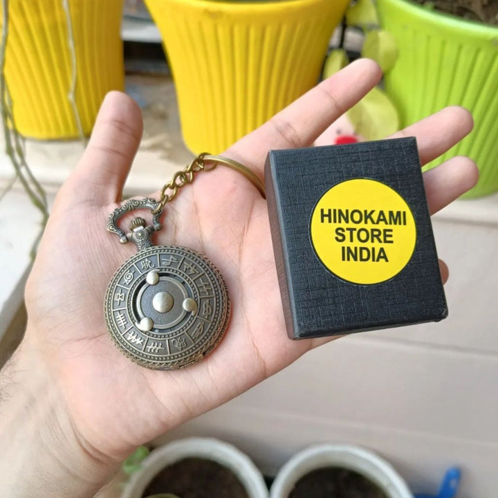 Brown anime pocket watch