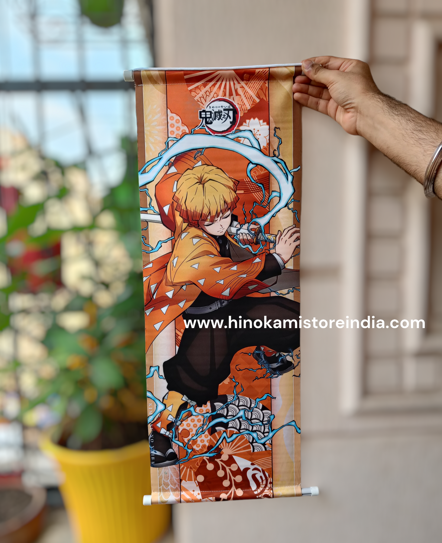 Zenitsu wall scroll