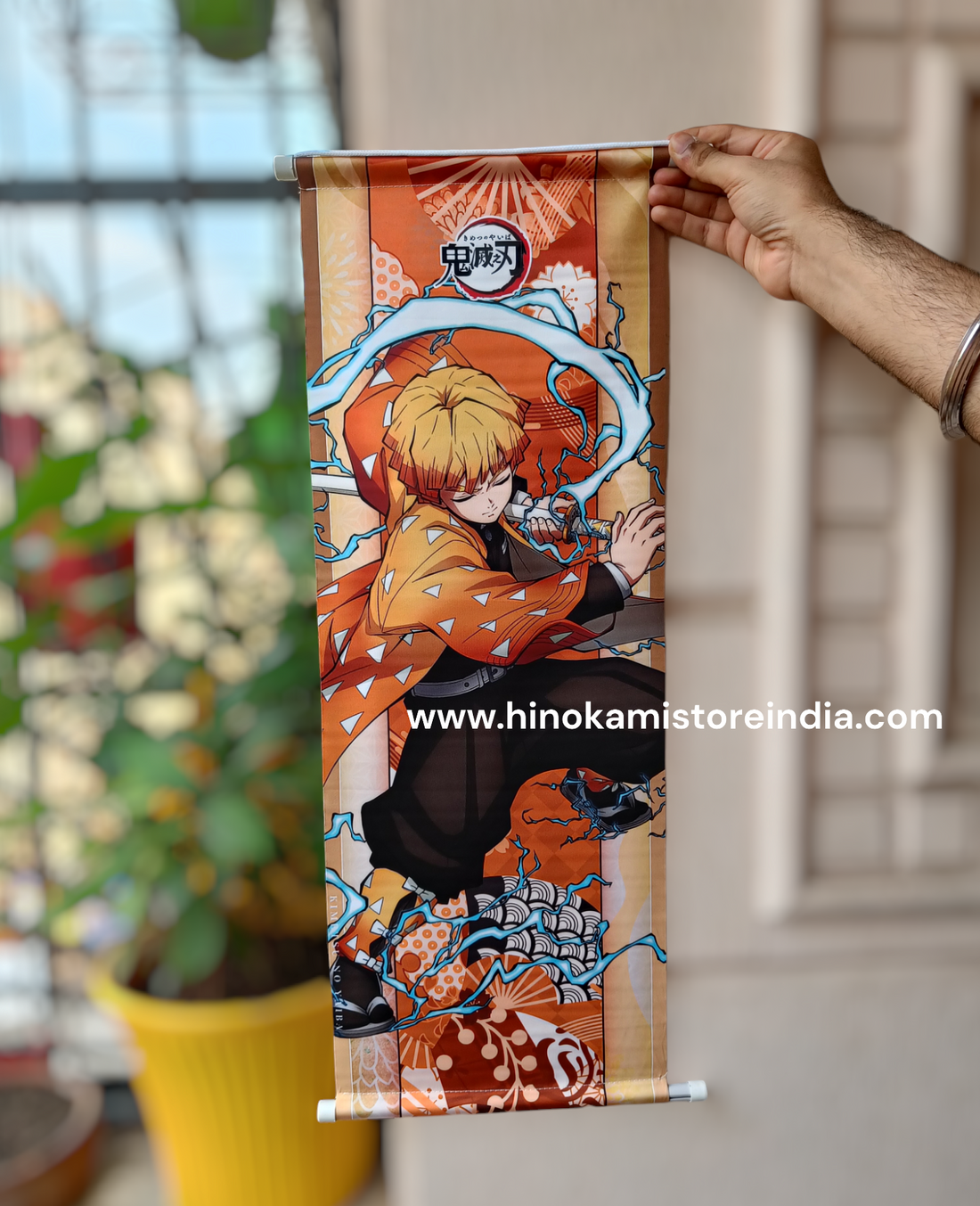 Zenitsu wall scroll