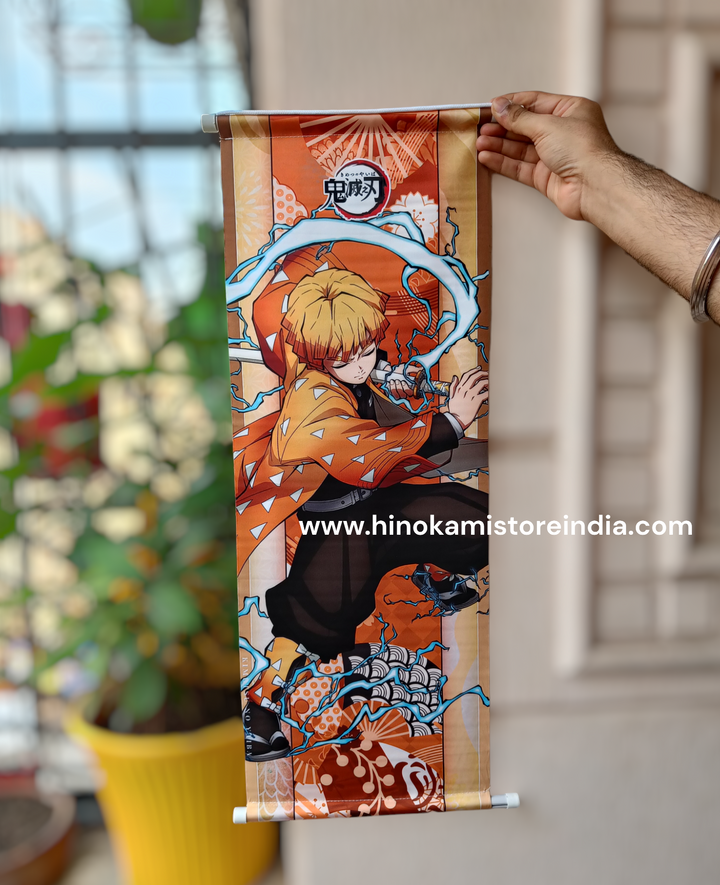 Zenitsu wall scroll