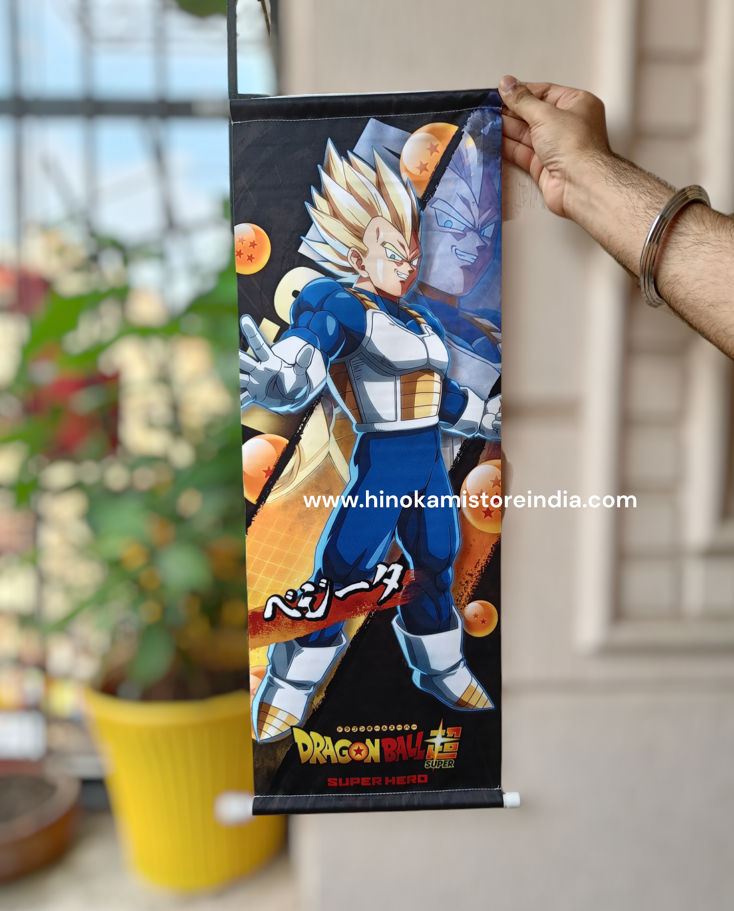 Vegeta wall scroll