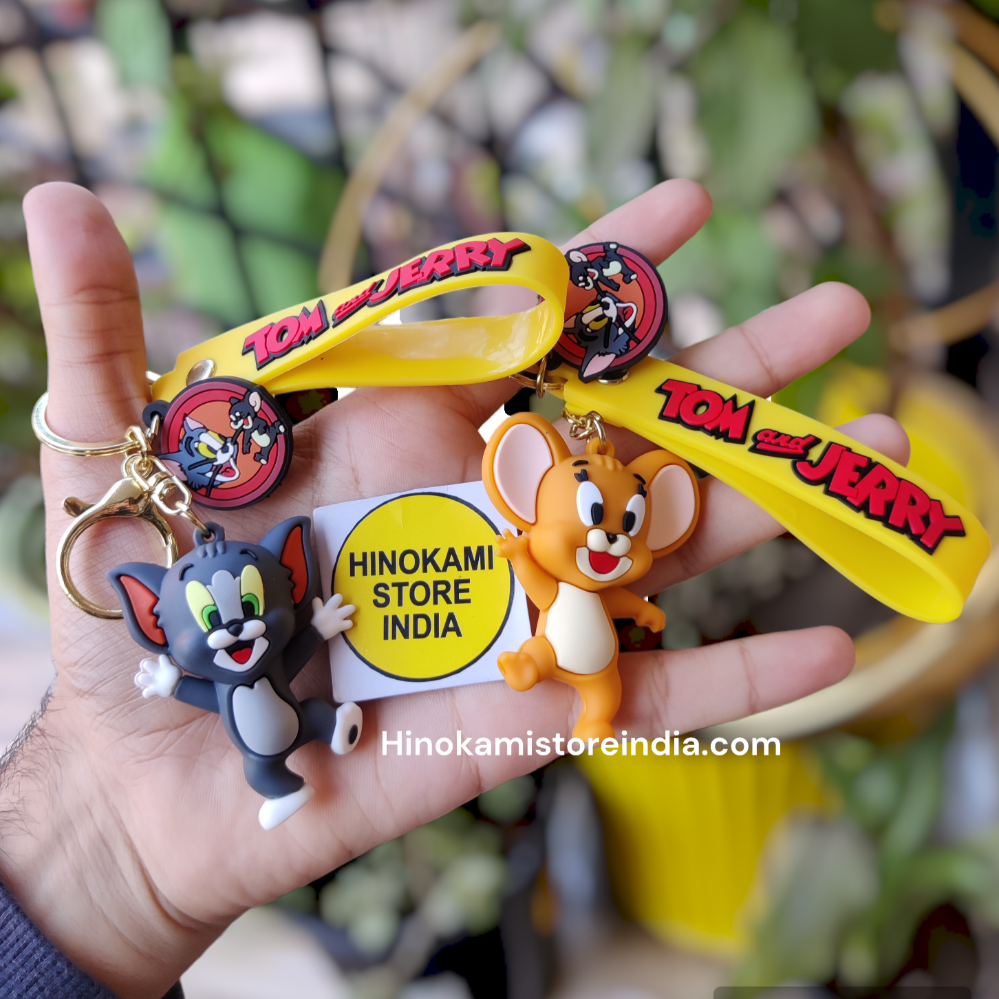 Tom and Jerry 3d keychains