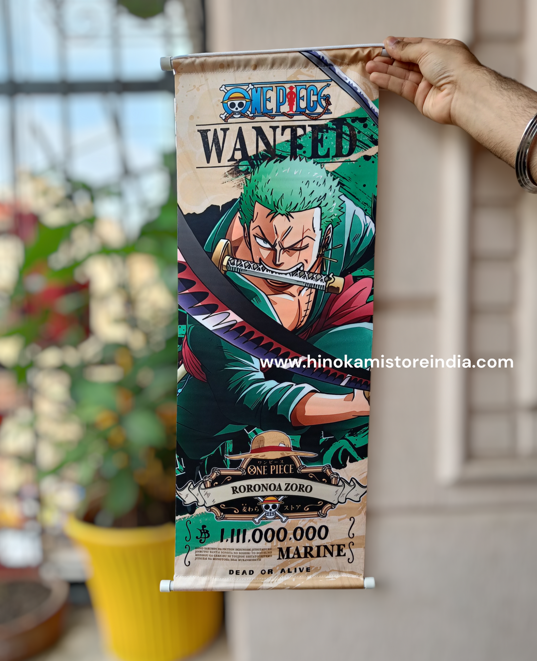 Zoro wall scroll