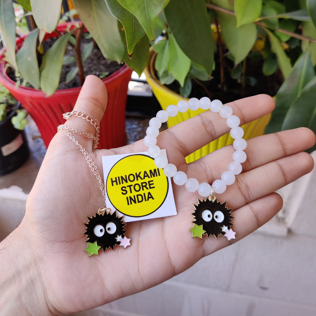 Soot Spirit twin bracelet pendant combo