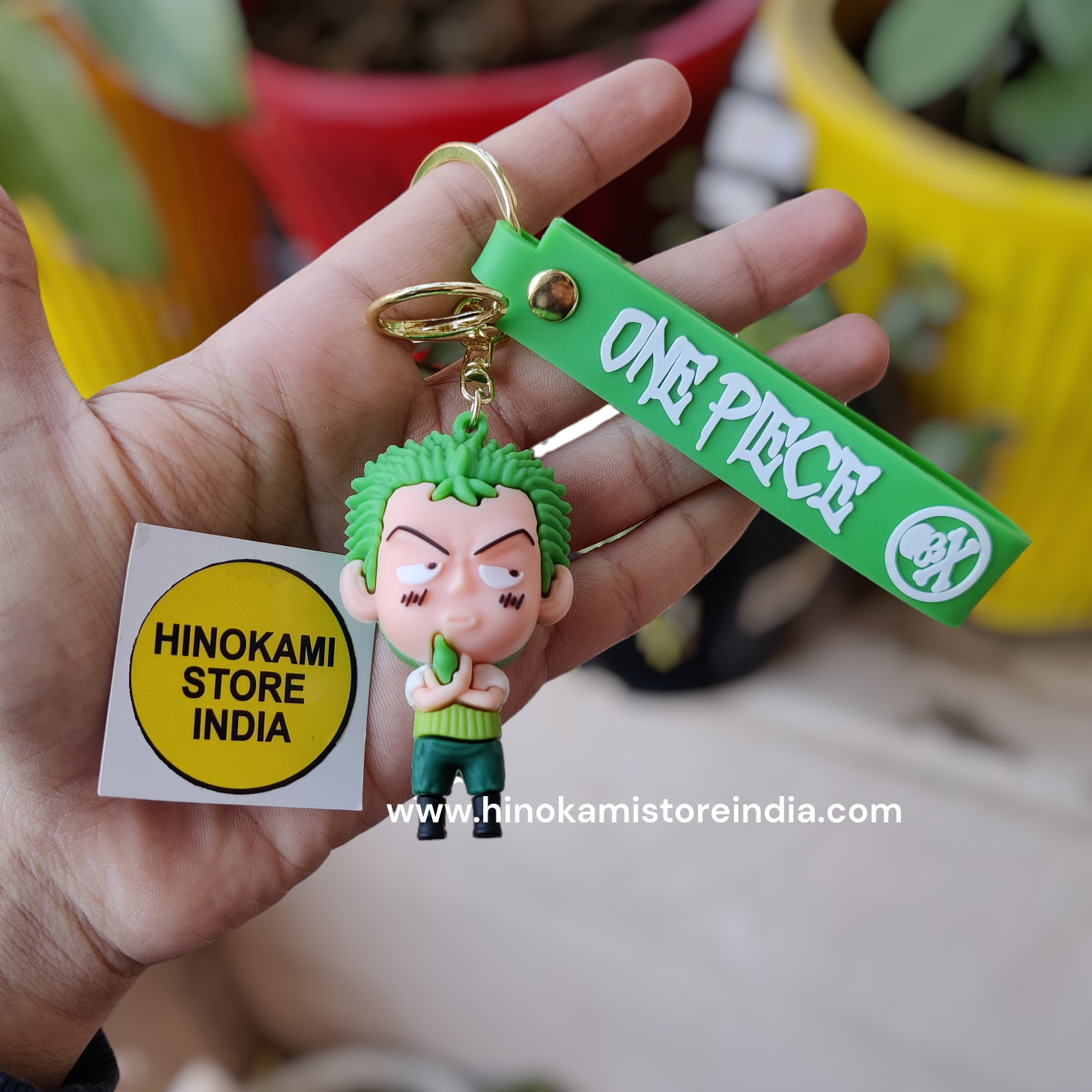 One piece strawhat crew 3d keychains