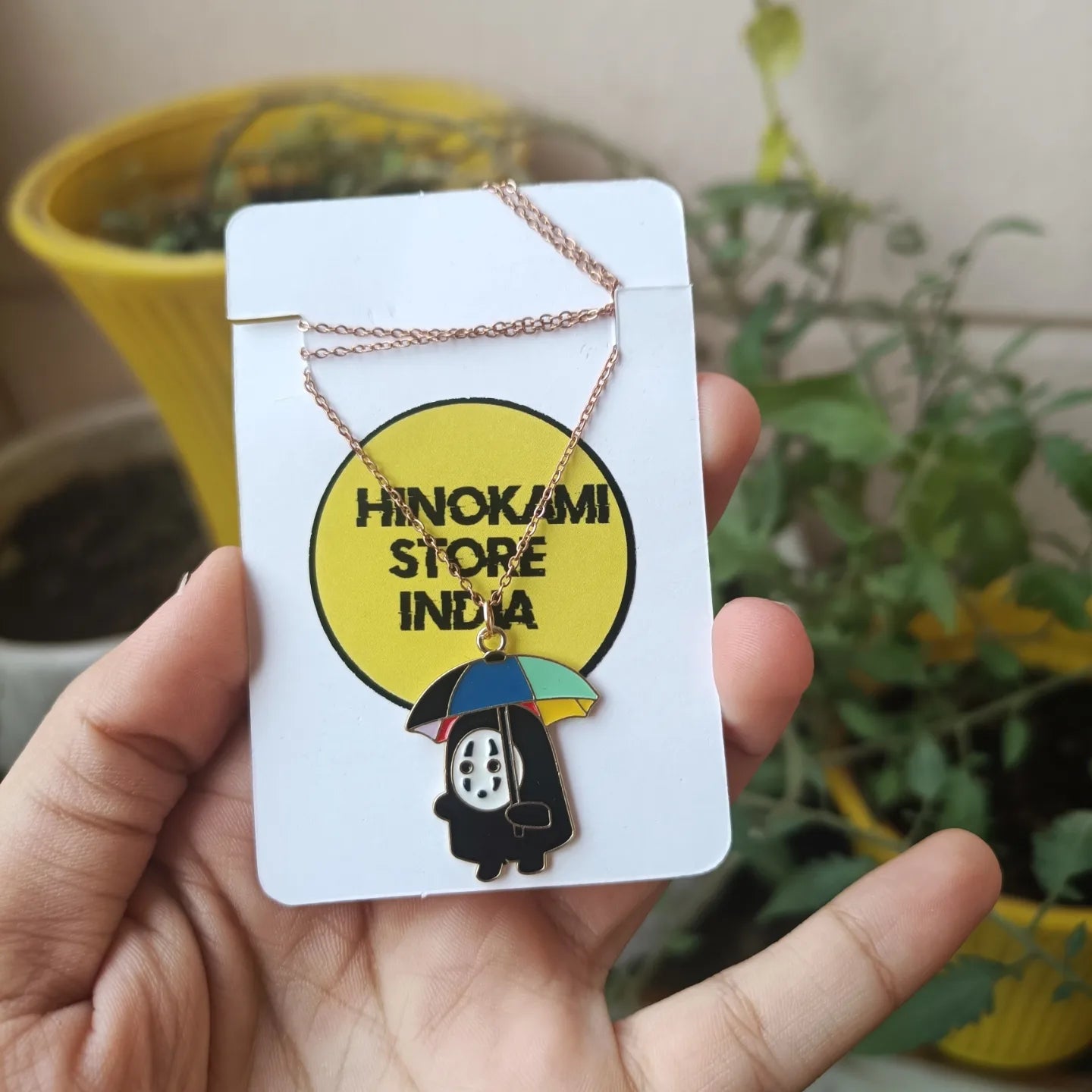 Ghibli pendants with anti tarnish chains